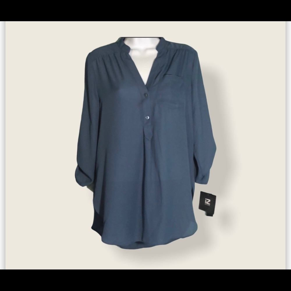 Blouse blue Size Medium